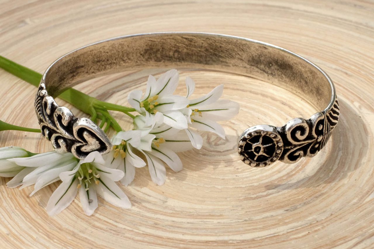 Bracelet Argent Massif TOULHOAT - Monnaies De Bretagne, Motif Celtique, Neuf Avec étiquettes