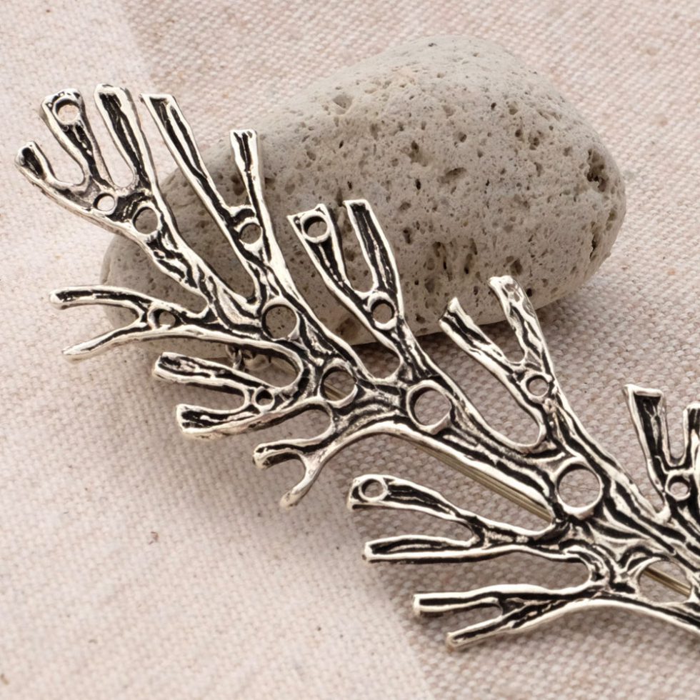 Broche Soleil De Mer Toulhoat - Argent Massif - Style Celte Breton - Bijou Neuf Avec étiquettes
